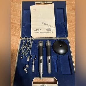 Vintage Aiwa DM-51 Microphone With Cord